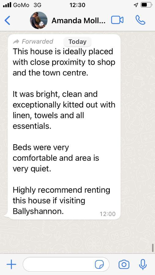 Entire 3 Bedroom House Ballyshannon Town Centre Kültér fotó